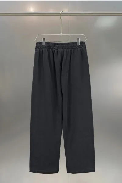 Balenciaga Logo Print Sweatpants Black - 5