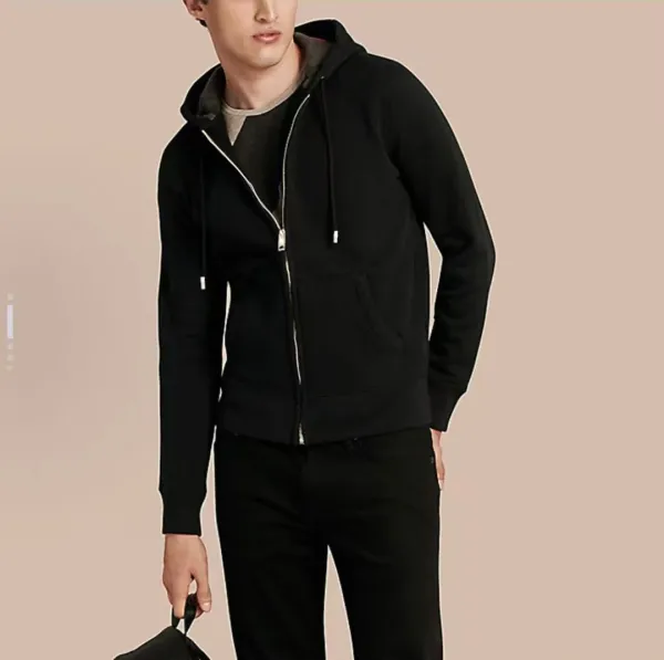 Burberry Zip-Up Hoodie Gray - 13