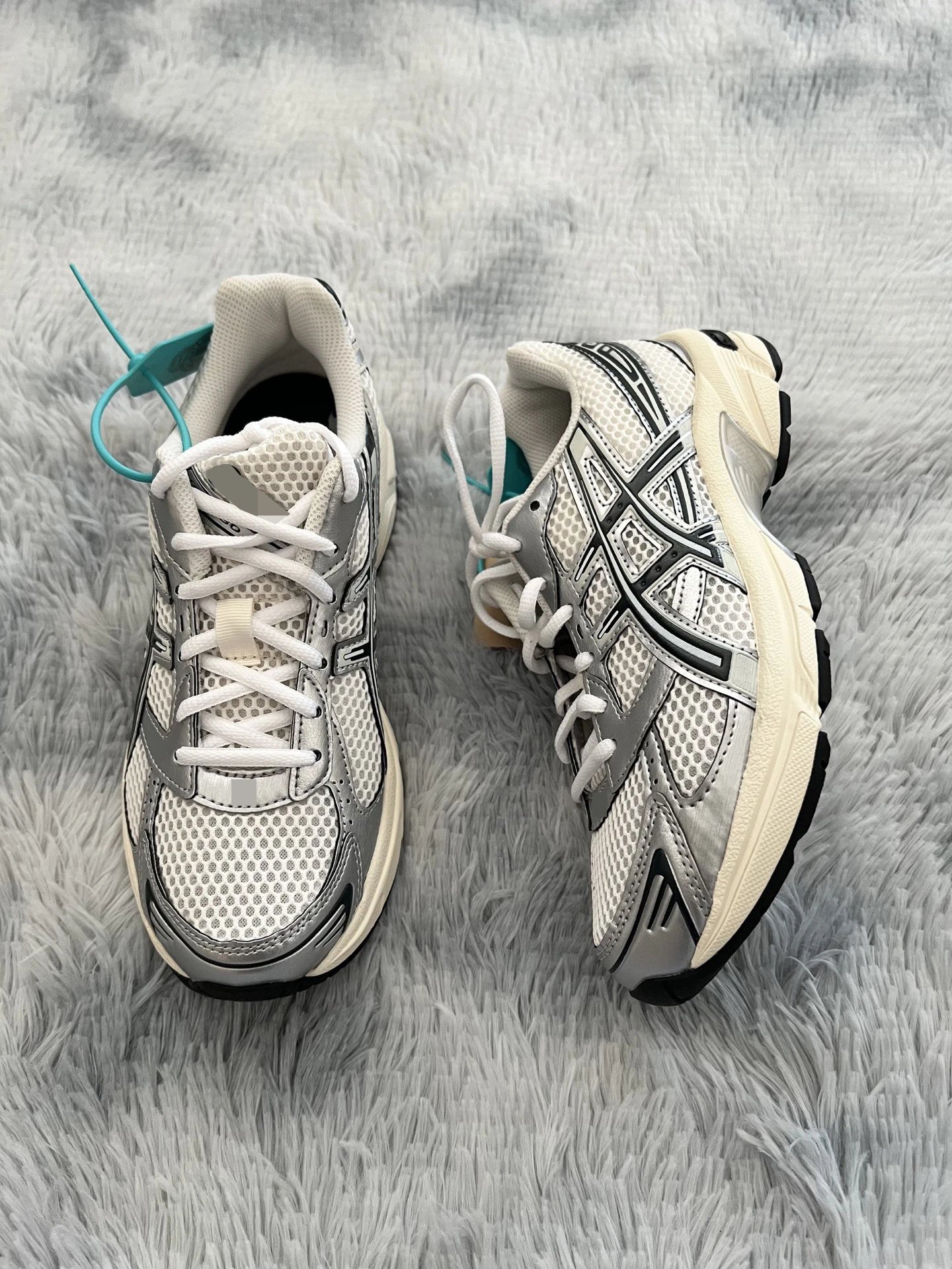 Asics Gel-1130 Black Silver Running Shoes - 28