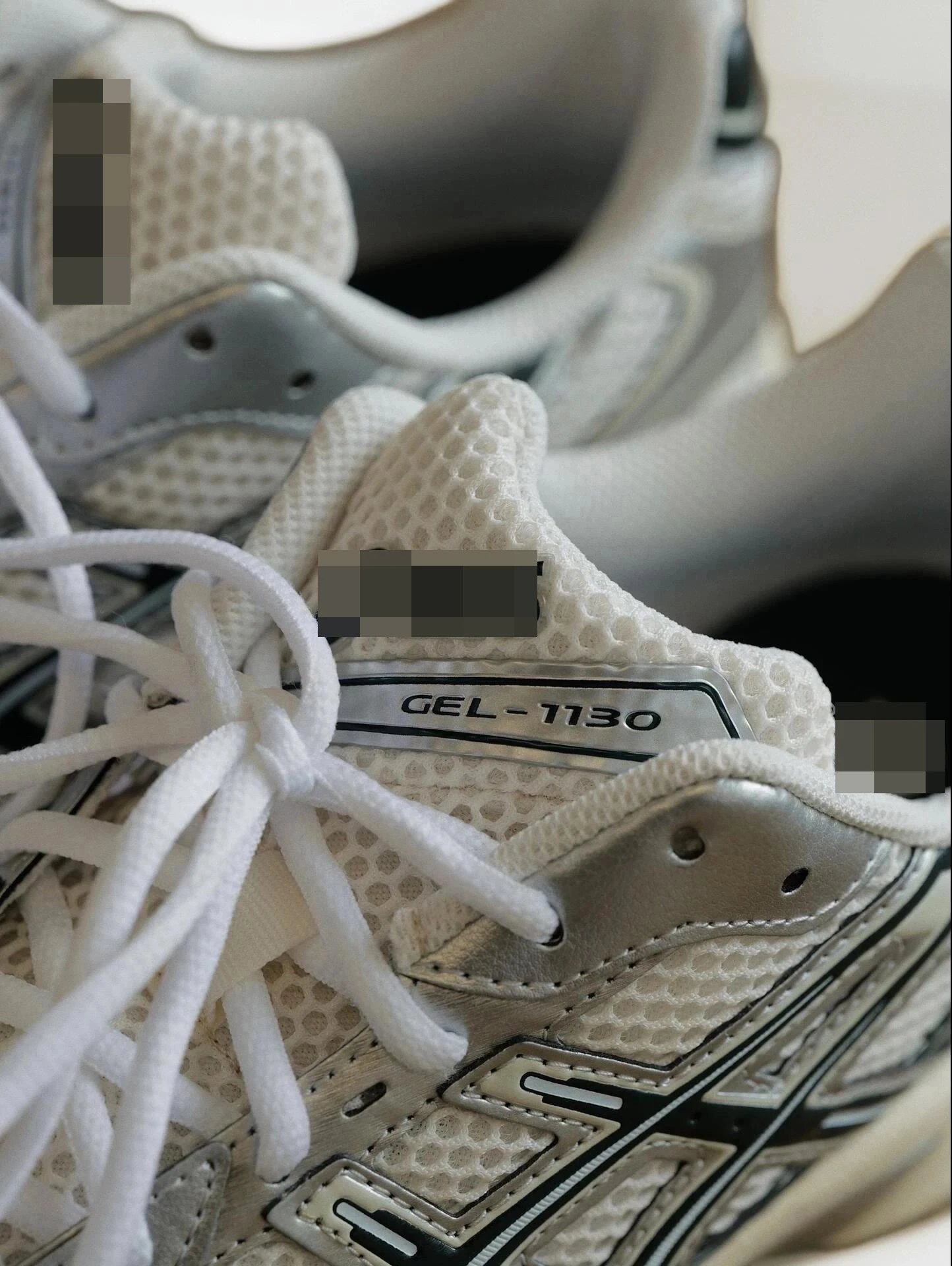 Asics Gel-1130 Black Silver Running Shoes - 15