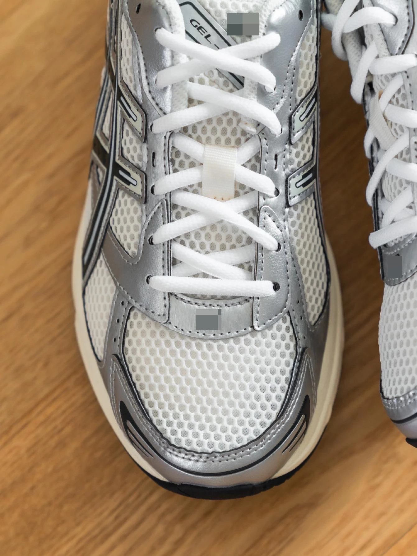 Asics Gel-1130 Black Silver Running Shoes - 25