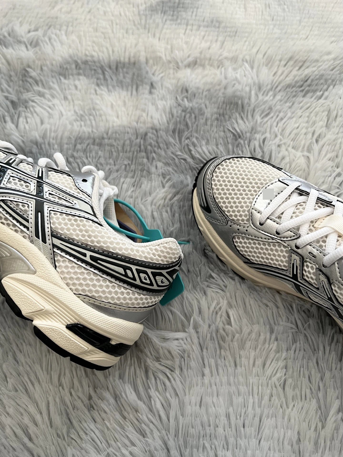 Asics Gel-1130 Black Silver Running Shoes - 30