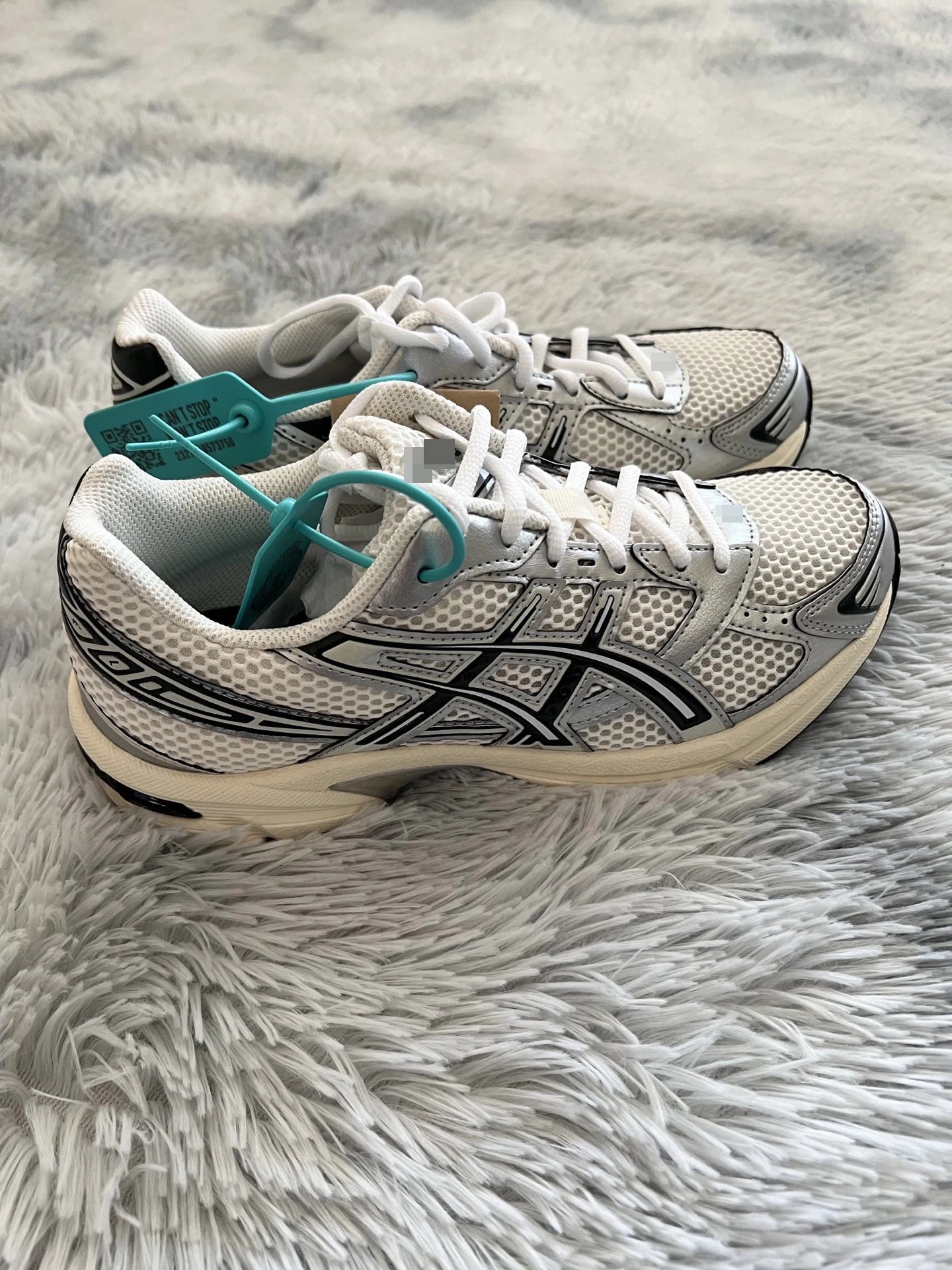 Asics Gel-1130 Black Silver Running Shoes - 32