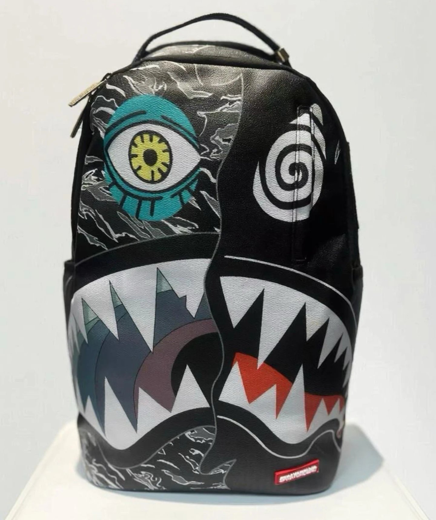 Sprayground Shark Eye Black Multicolor Backpack - 1