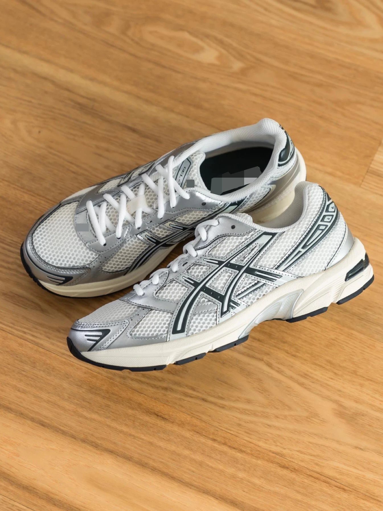Asics Gel-1130 Black Silver Running Shoes - 20