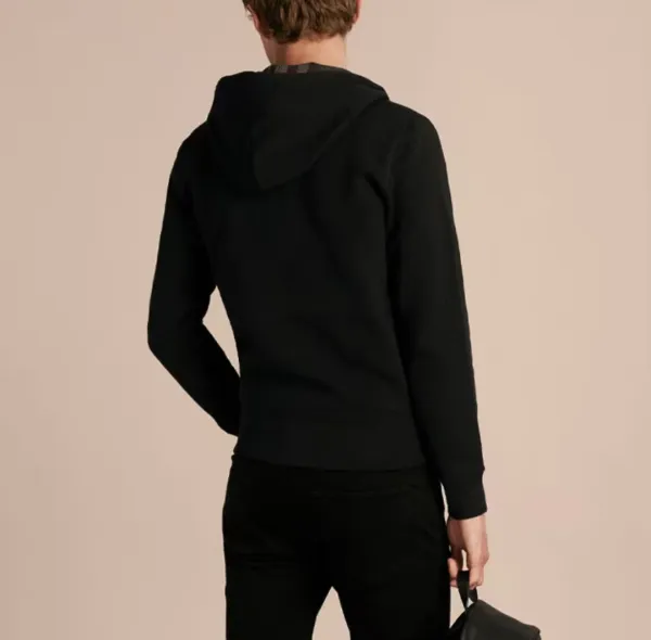 Burberry Zip-Up Hoodie Gray - 14