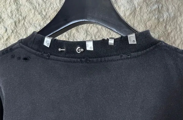 Off-White Industrial Collar Sweatshirt Black - 5