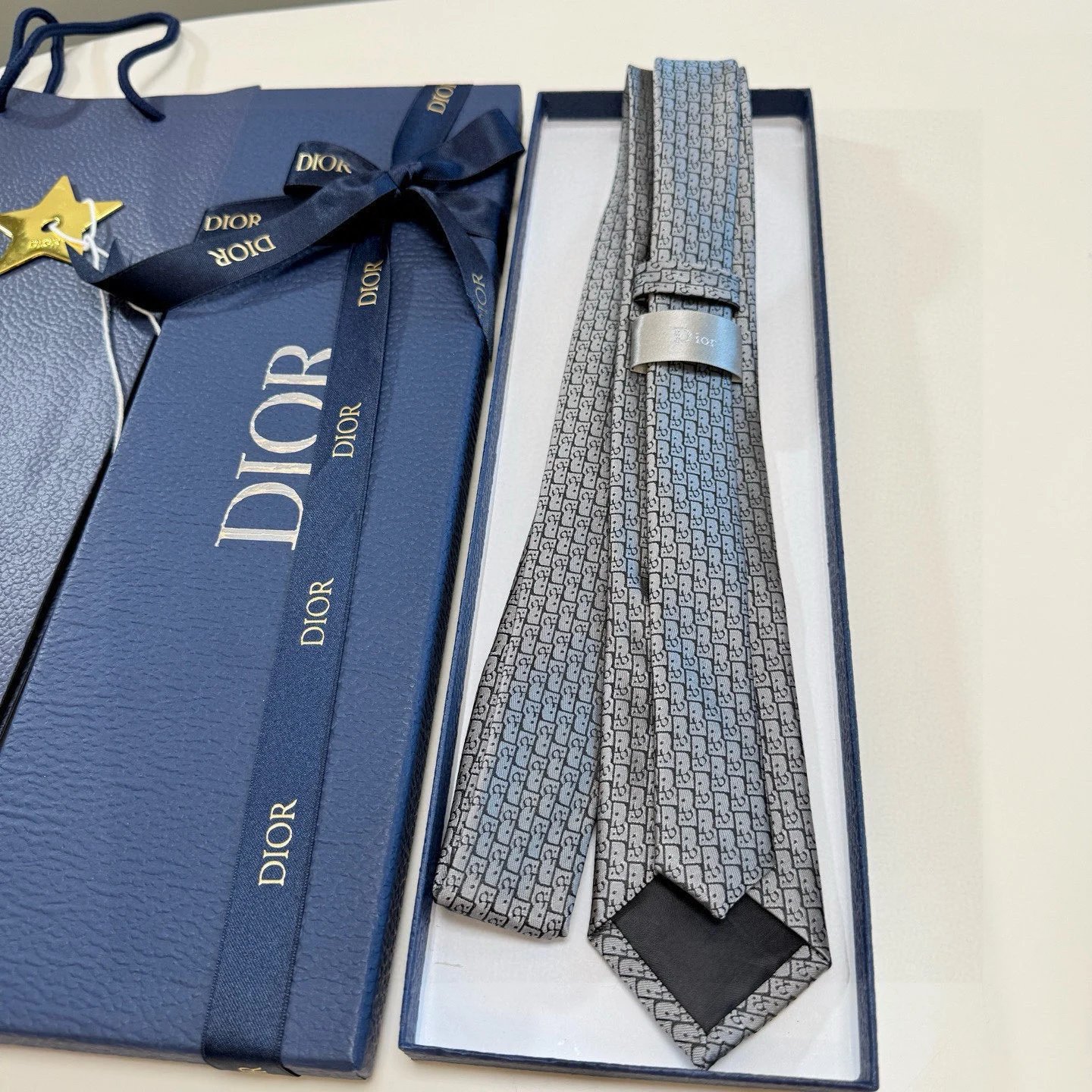 Dior Ties All-over geometric monogram print image 3