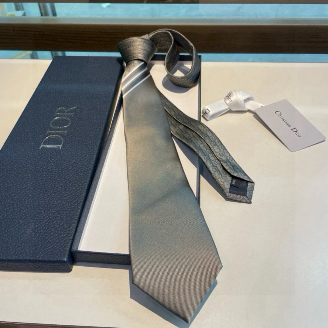 Dior Ties CD Jacquard Tie image 9