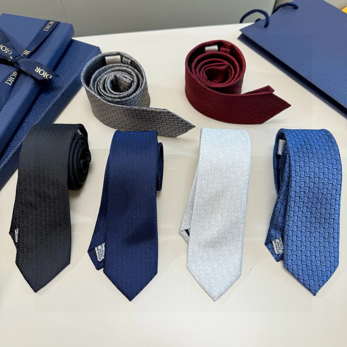 Dior Ties All-over geometric monogram print product image