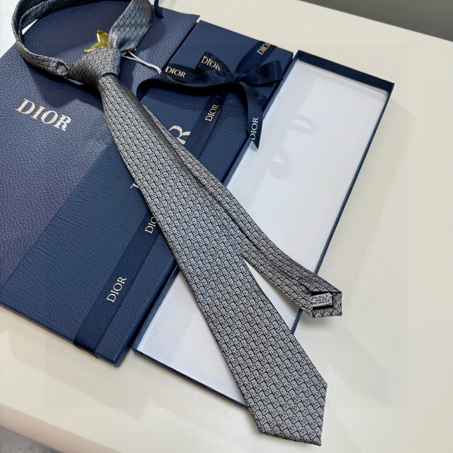 Dior Ties All-over geometric monogram print image 8