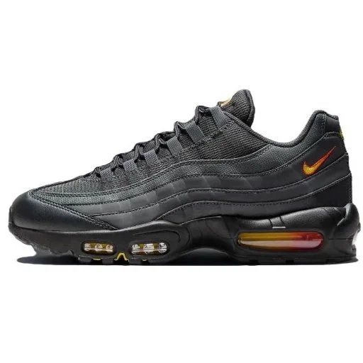95 Black Grey Flame Swoosh