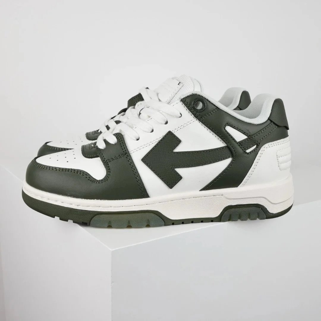 Off-White Arrow Low White Olive