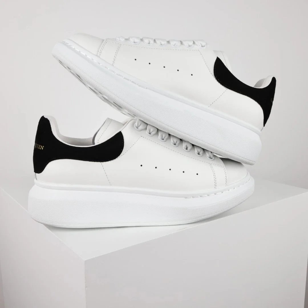 Alexander McQueen Oversized Sneaker Black and White Chunky Sneakers - 13