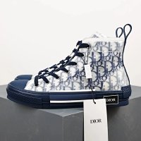 7-B23 Dark blue base, transparent, high-top
