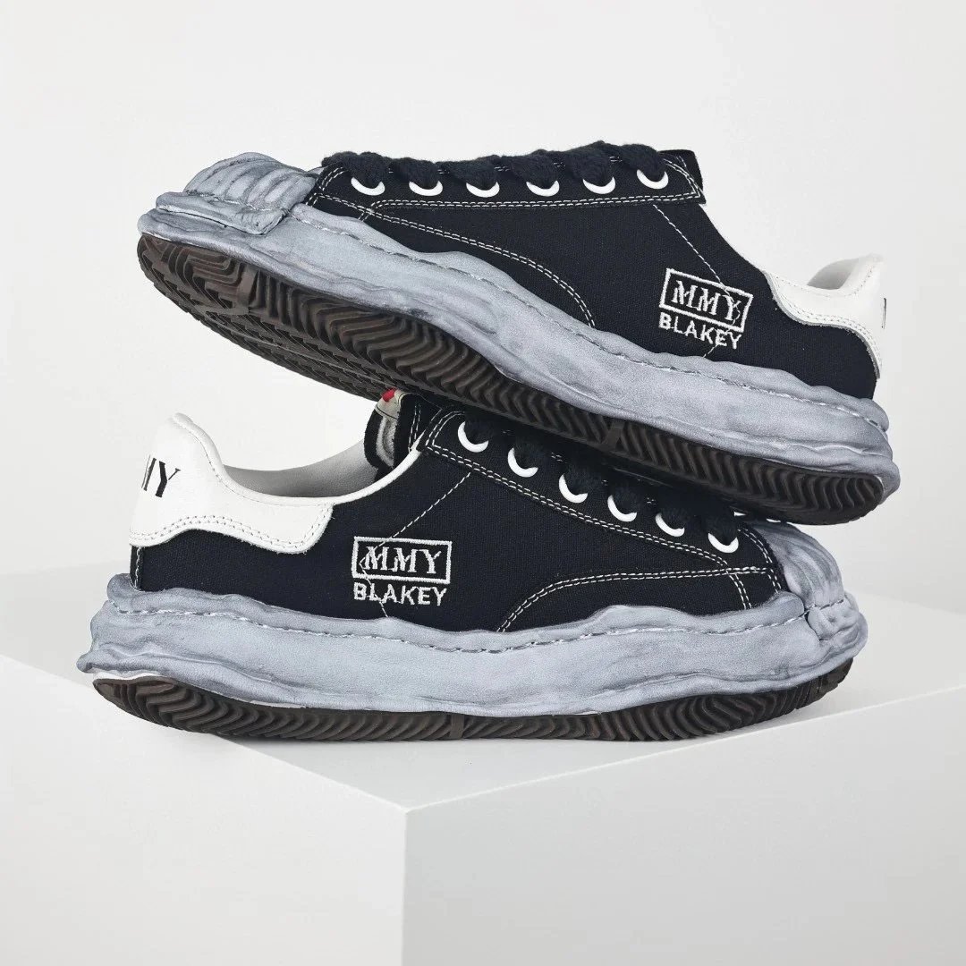 Maison Mihara Yasuhiro Blakey Low Navy Grey