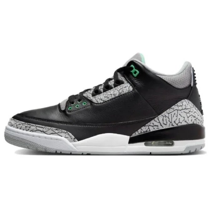 Nike Air Jordan 3 Retro Green Glow Black Cement