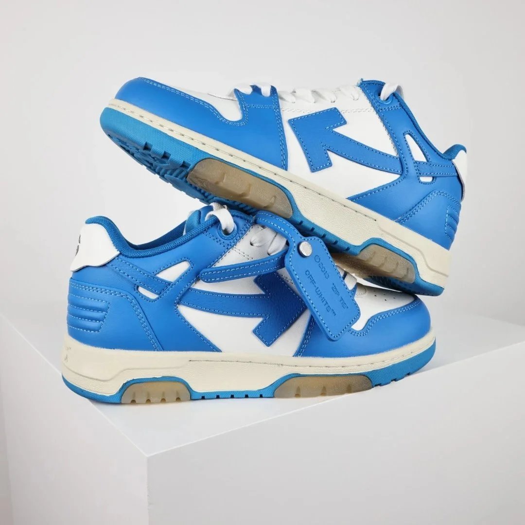 Off-White Diagonal Arrow Low White Pink Sneakers - 20