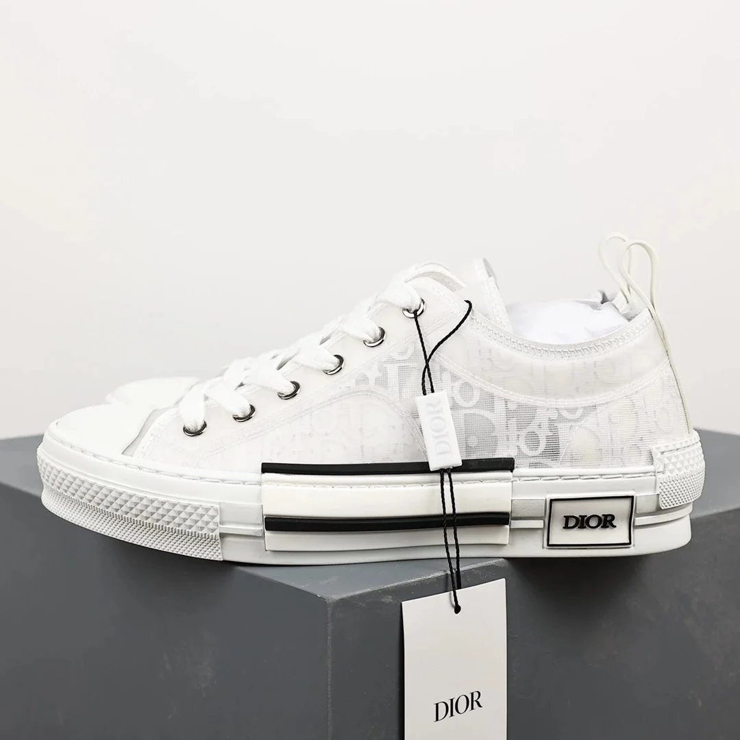 Dior B23 Low Top Sneaker White Oblique