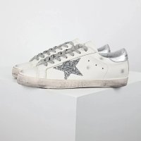 3-Silver Glitter Star Silver-Tail Small Dirty Shoes