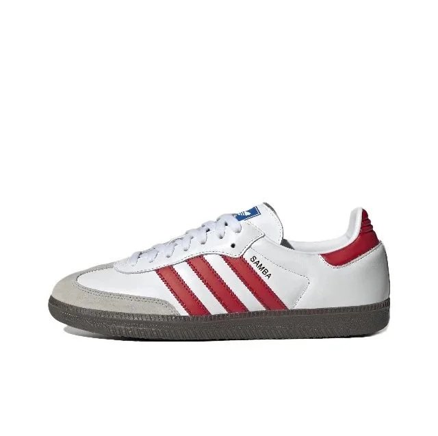 Adidas Samba OG White Scarlet Red