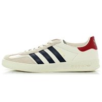 10-ADGC white and black stripes with a red tail