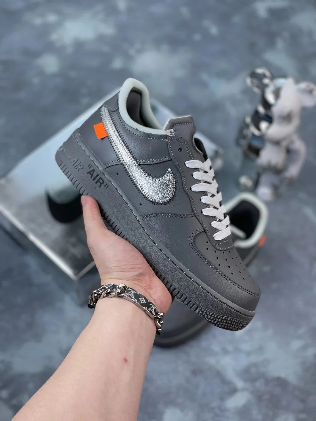 Nike x Off-White Air Force 1 Low 'The Ten' White Sneakers - 10
