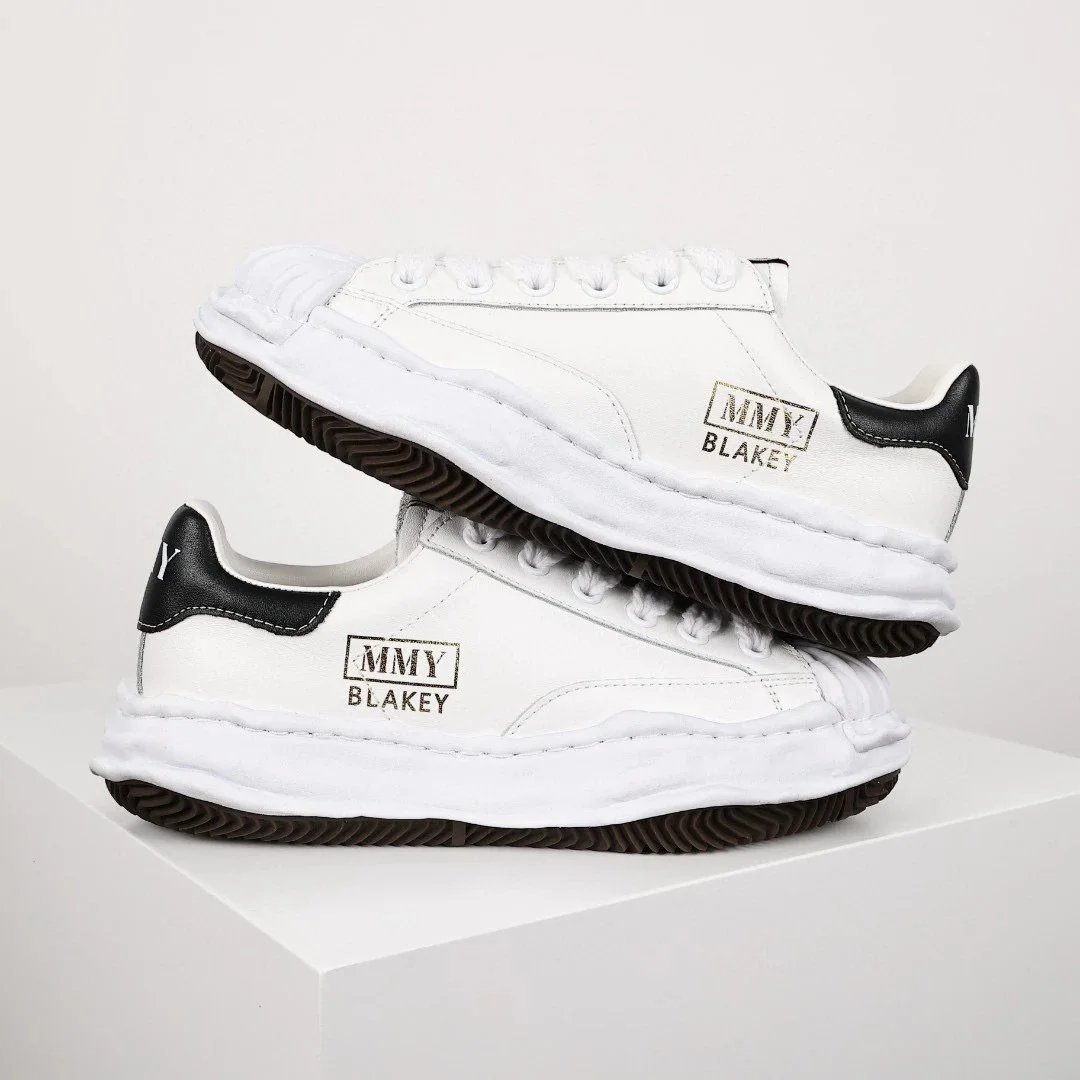 Maison Mihara Yasuhiro Blakey Low White Black