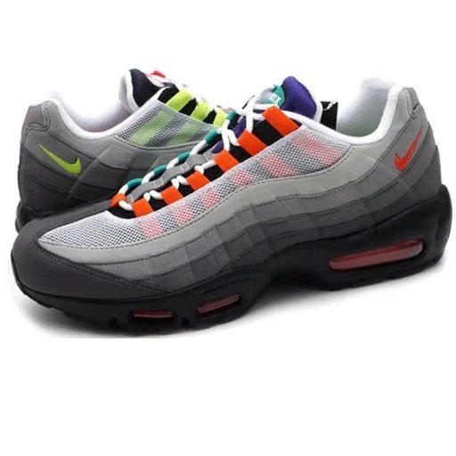 95 Air Cushion Gradient Mismatch Black Rainbow