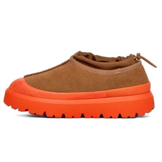 17-GG Brown and Orange Sole Low-Top Co.