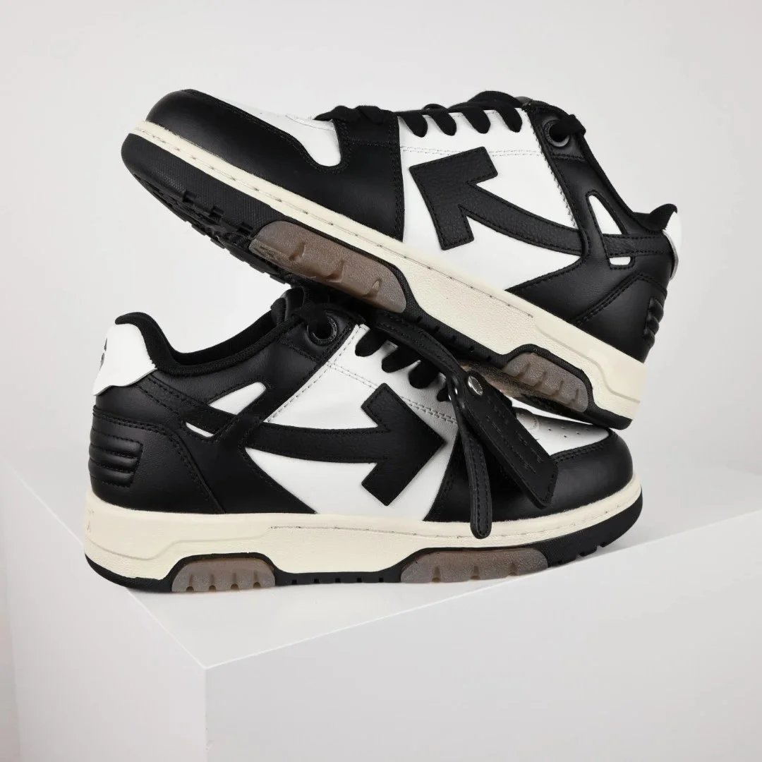 Off-White Diagonal Arrow Low White Pink Sneakers - 16
