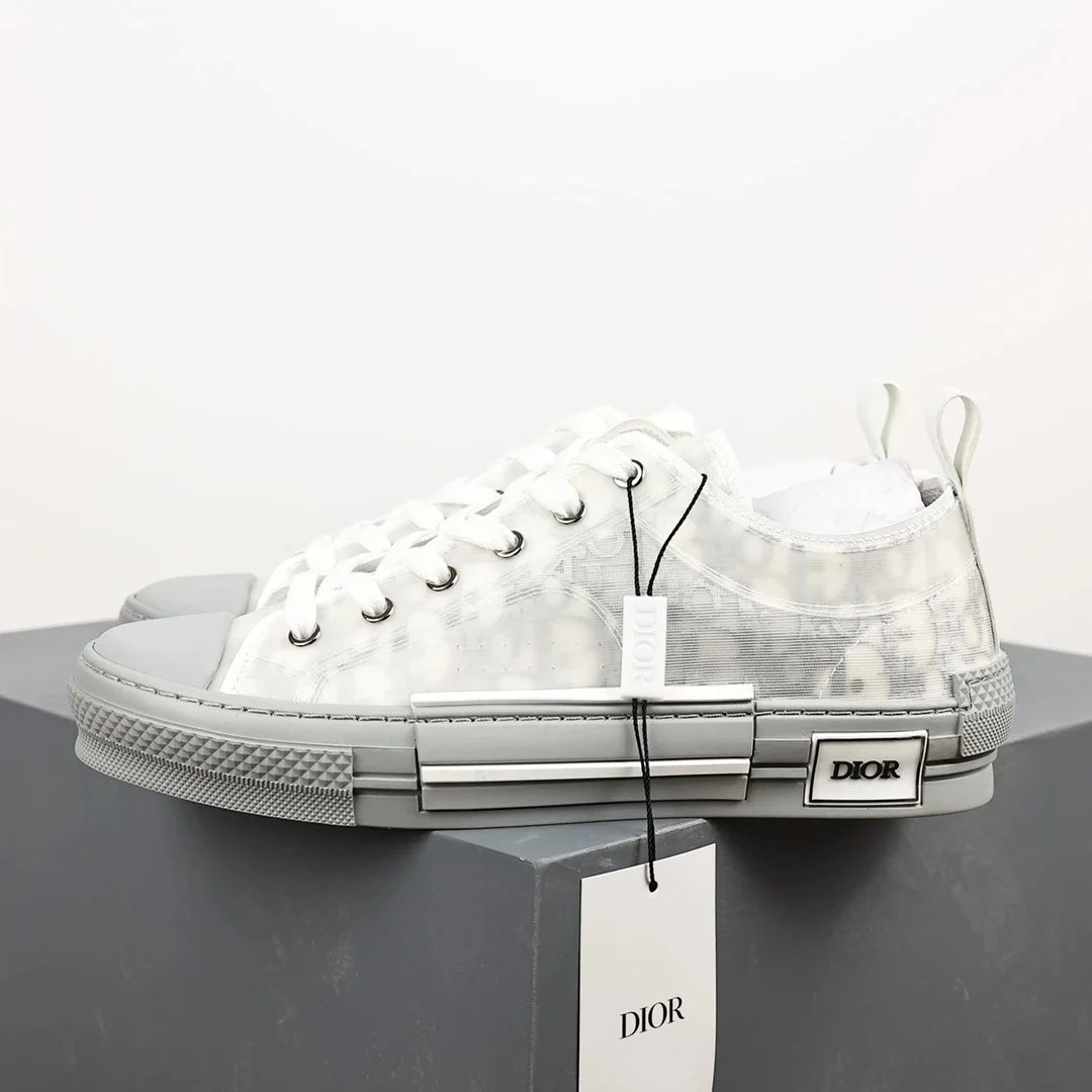 Dior B23 Low Top White Oblique