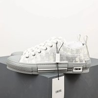 8-B23 white-gray base transparent low-top