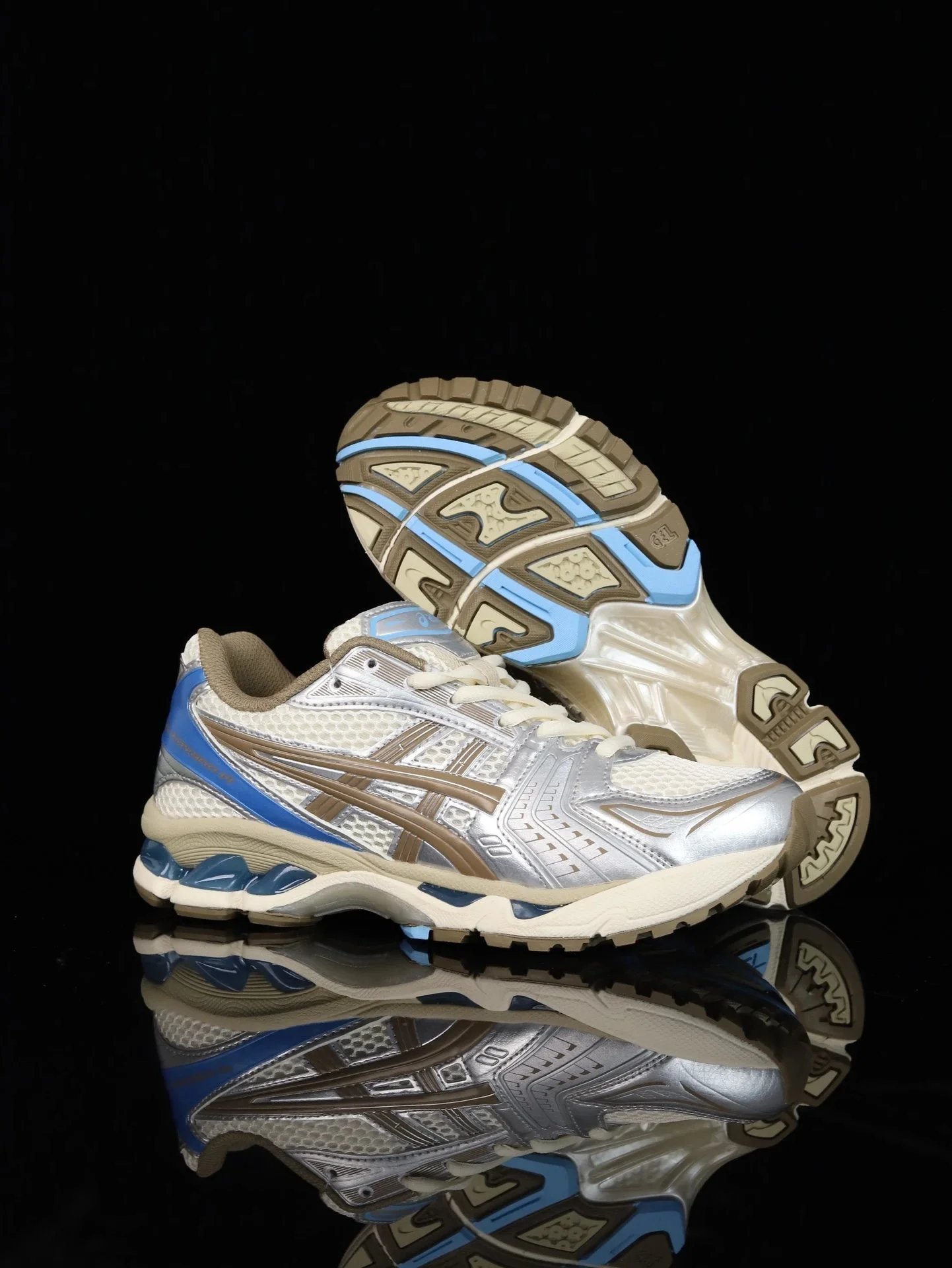ASICS Gel-Kayano 14 Cream Blue Brown