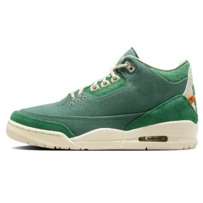 Nike Air Jordan 3 Retro Chlorophyll Green Canvas Sail
