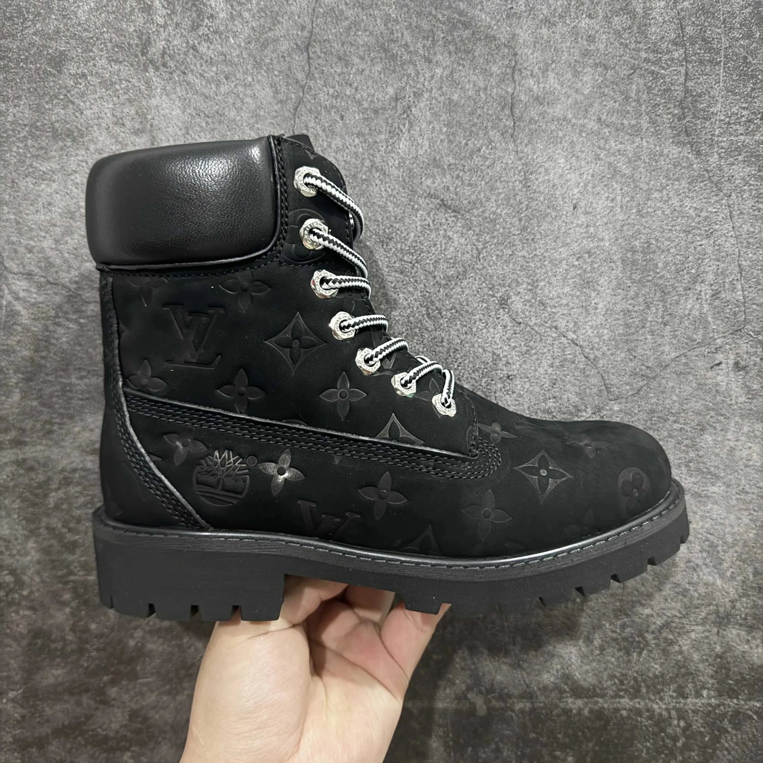 7-Tianbo Joint Louis Full Print Black