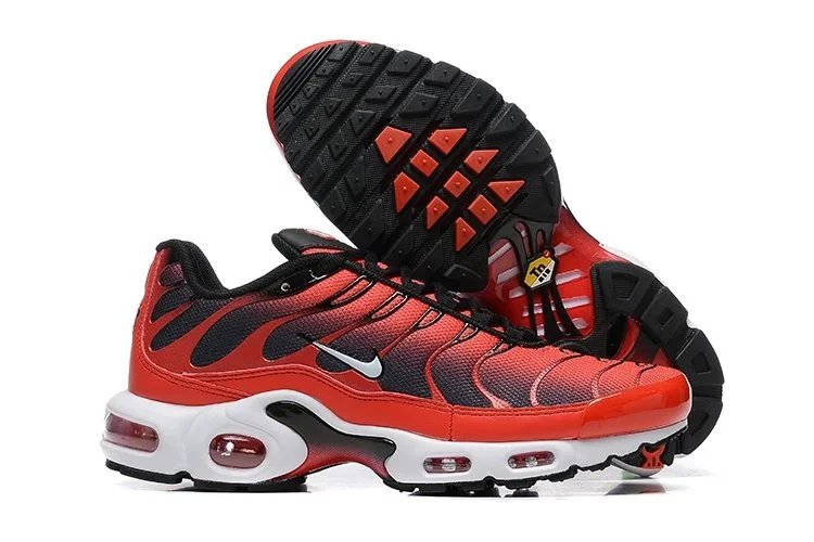 Nike Air Max Plus Red Black Gradient Sneakers