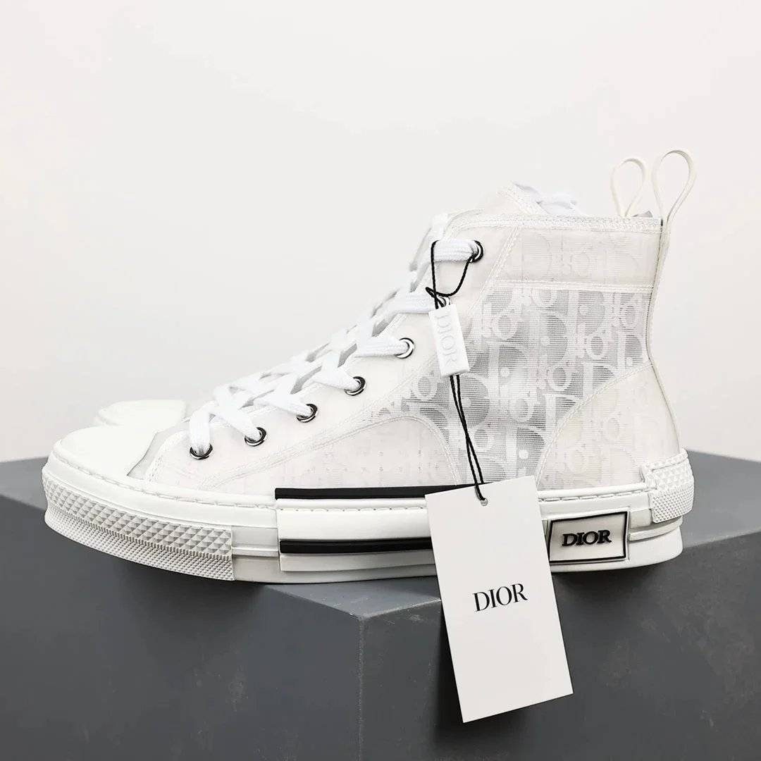Dior B23 High Top White Oblique