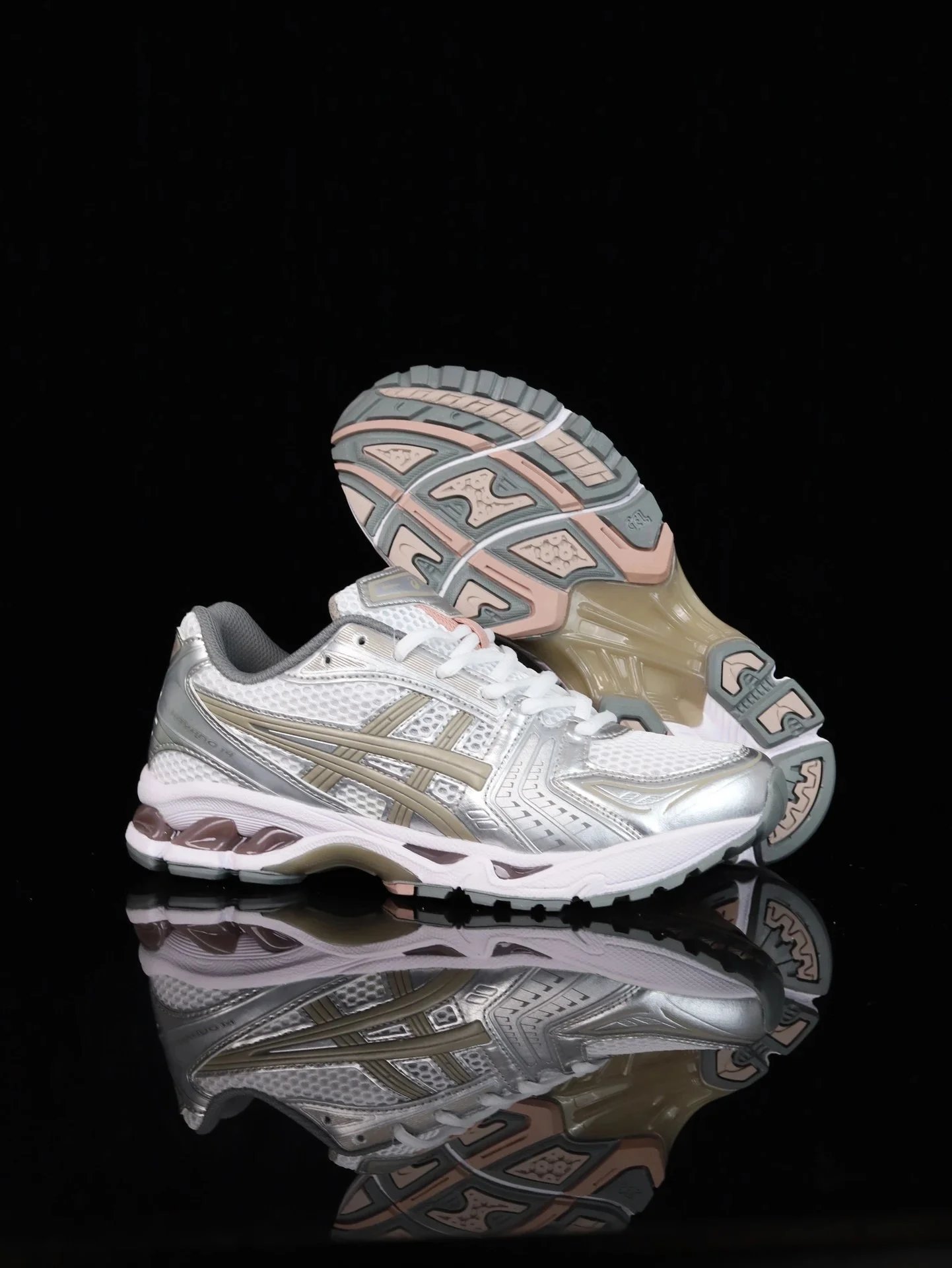 ASICS Gel-Kayano 14 White Silver Pink