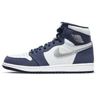 7-DC1788-100-A1 High-top Midnight Blue and White (G)