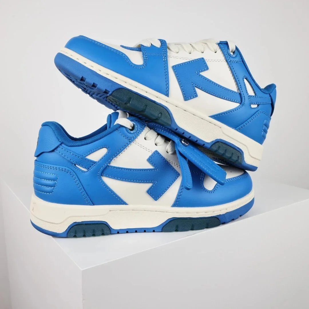 Off-White Diagonal Arrow Low White Pink Sneakers - 14