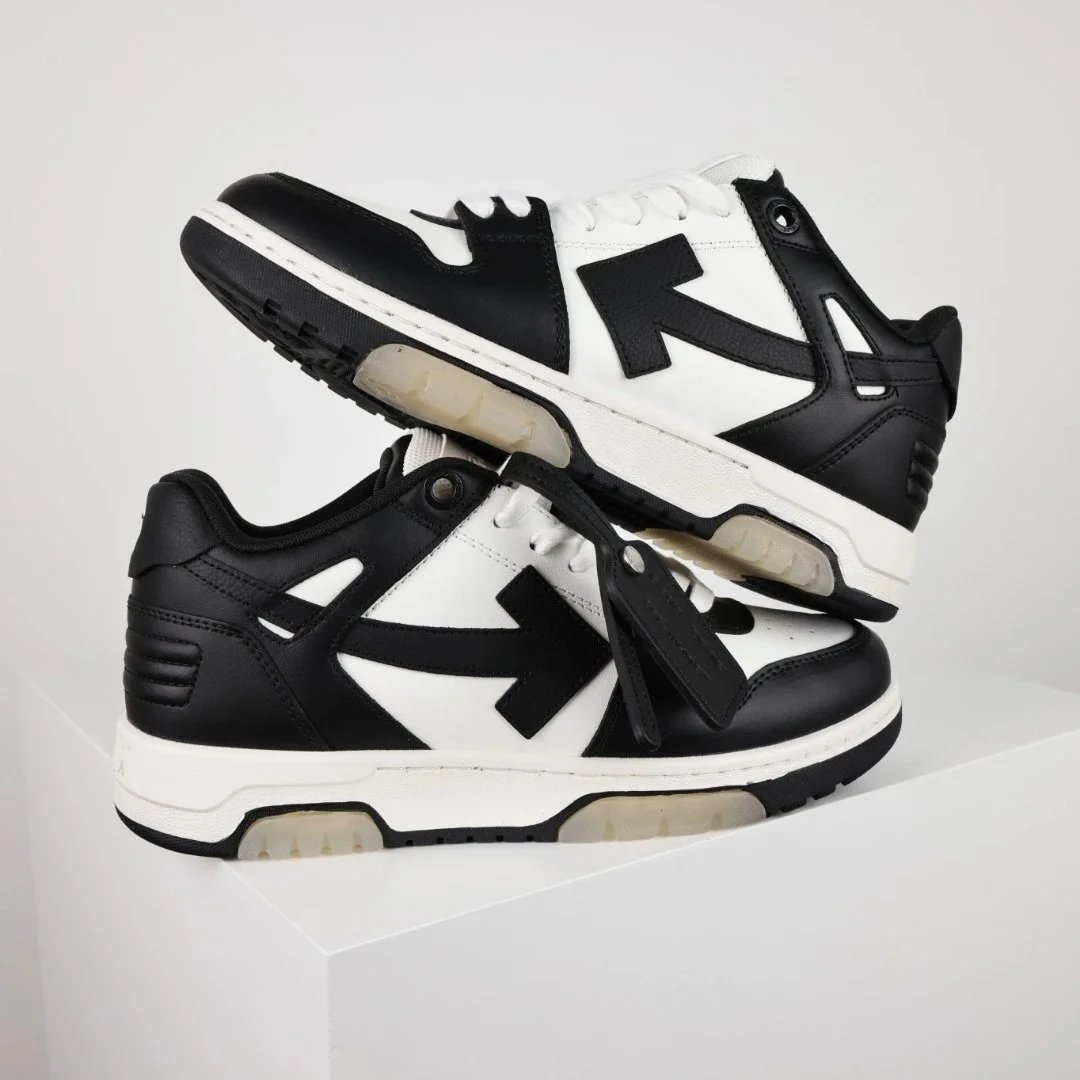 Off-White Diagonal Arrow Low White Pink Sneakers - 28