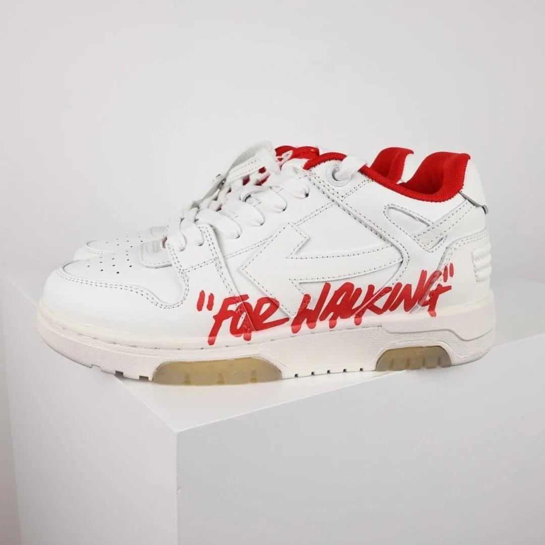 Off-White Out Of Office For Walking White Red