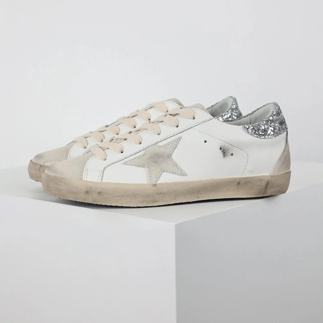 7-Grey Star Silver Bright Tail Small Dirty Shoes