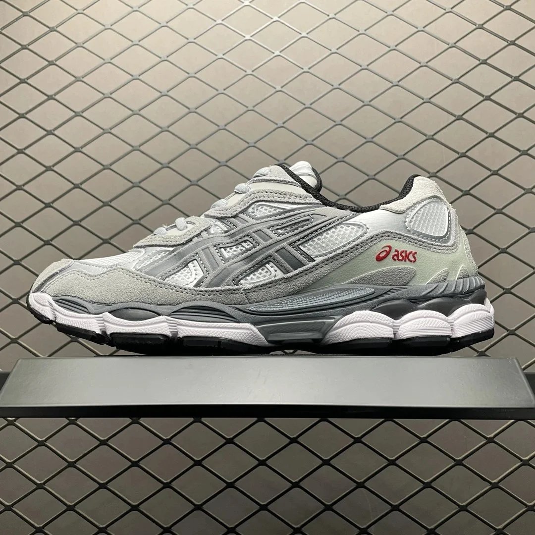 Asics Gel-NYC Grey White Red