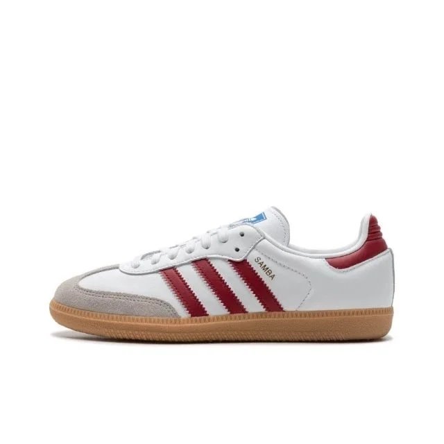 Adidas Samba OG White Collegiate Burgundy Gum