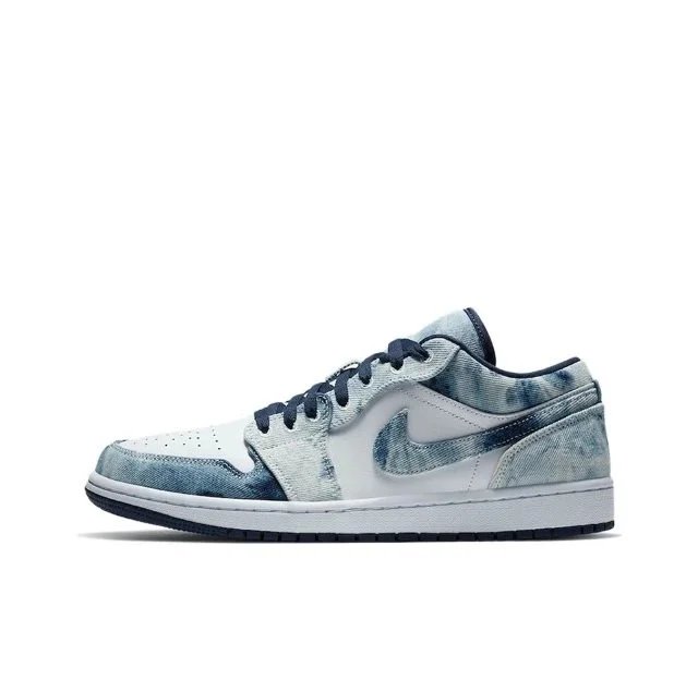 Air Jordan 1 Low Washed Denim Blue White