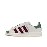 White, green, wine-red stripes
