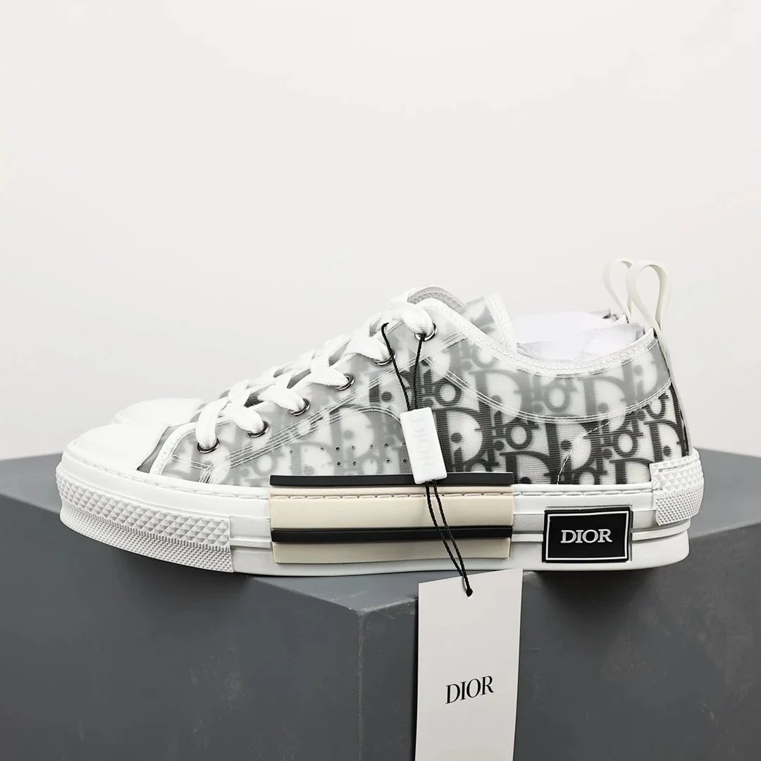 Dior B23 Low Oblique Transparent White