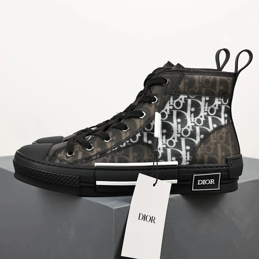 Dior B23 High Top Black Oblique